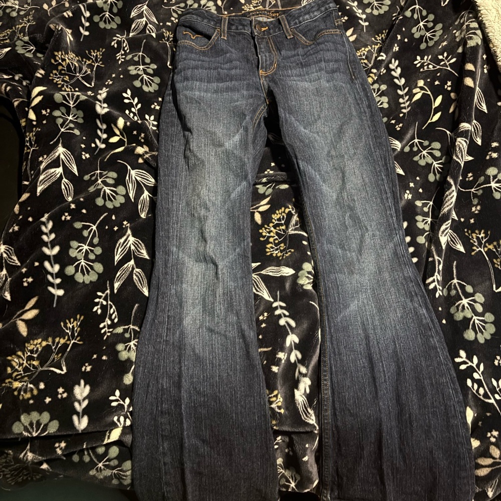 Kimes Ranch High Rise Blue Jeans with Vintage Flare